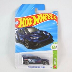 Hot‎ Wheels Blue Ford Mustang Mach-E 1400 Toy Car - NEW